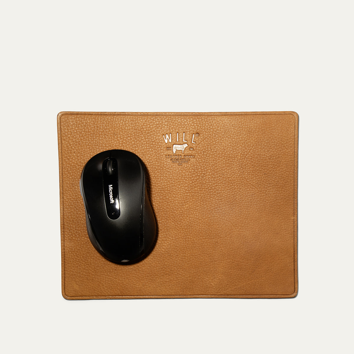 LEATHER MOUSE PAD TAN Will Leather Goods