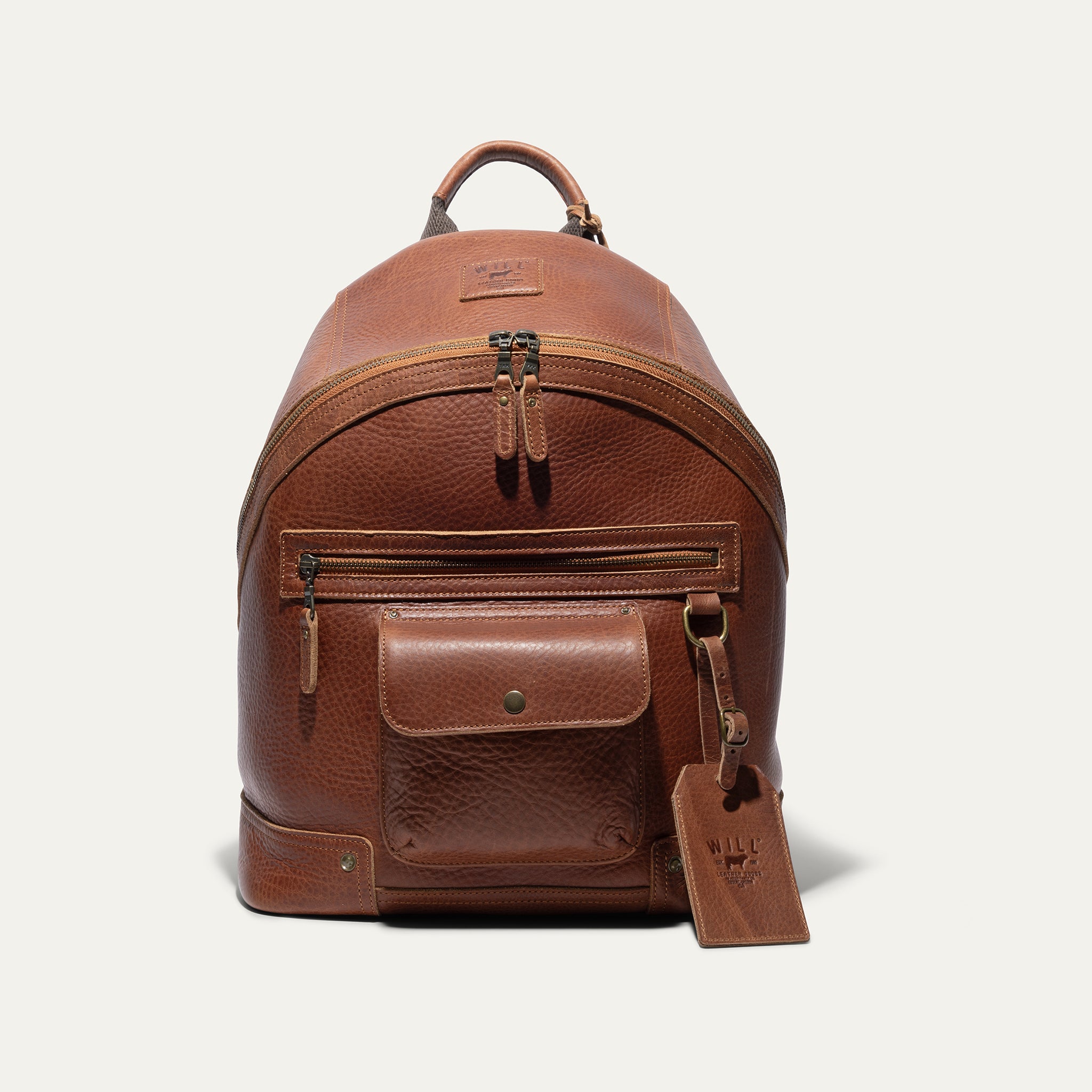 SILAS LEATHER BACKPACK TAN Will Leather Goods