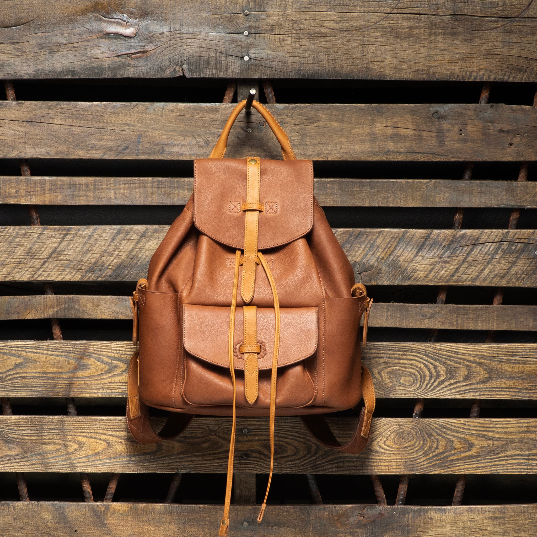 Buy Tan Brown Backpacks for Women by Fig Online | Ajio.com