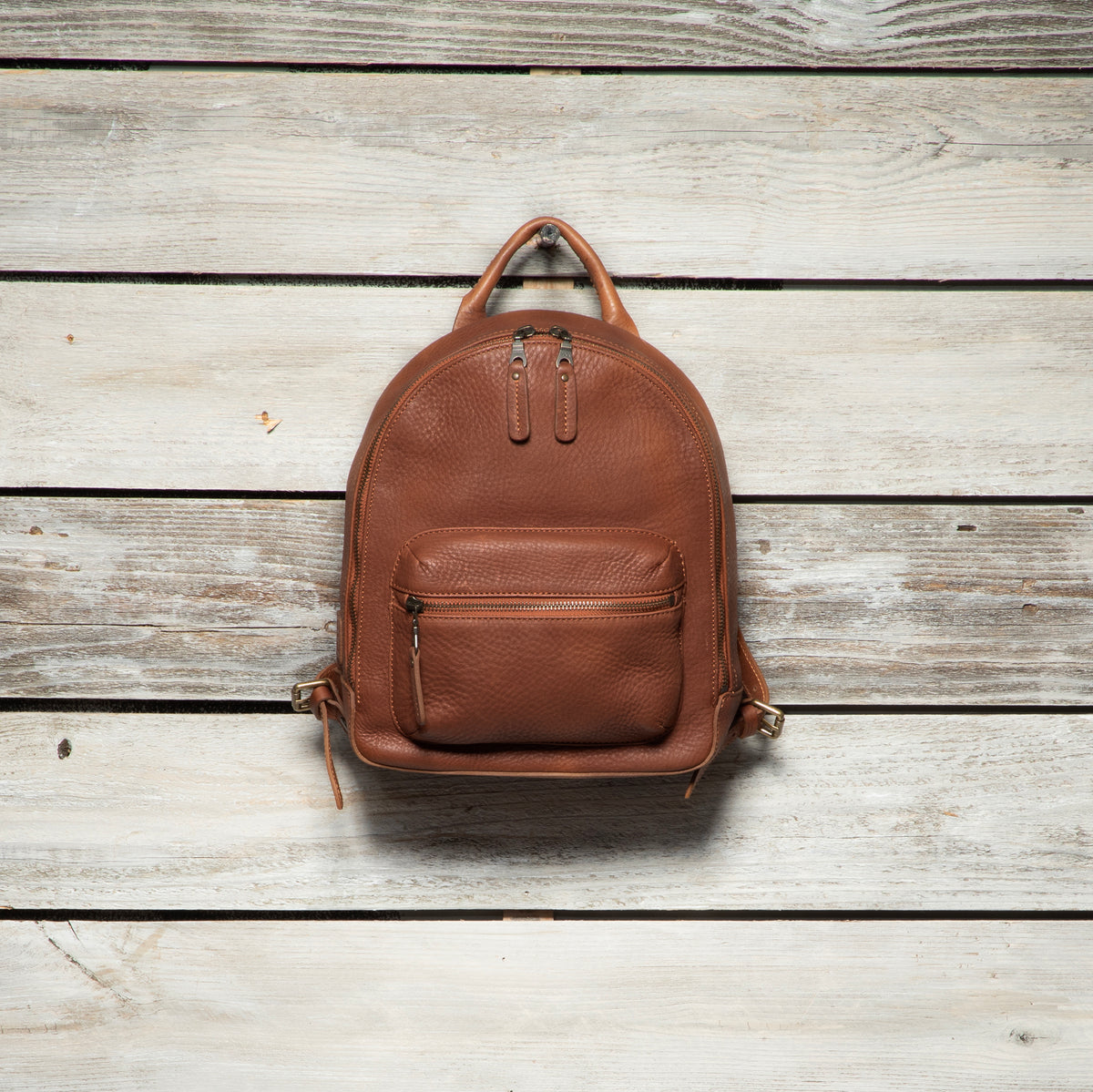 MINI JOURNEY LEATHER BACKPACK BROWN – Will Leather Goods