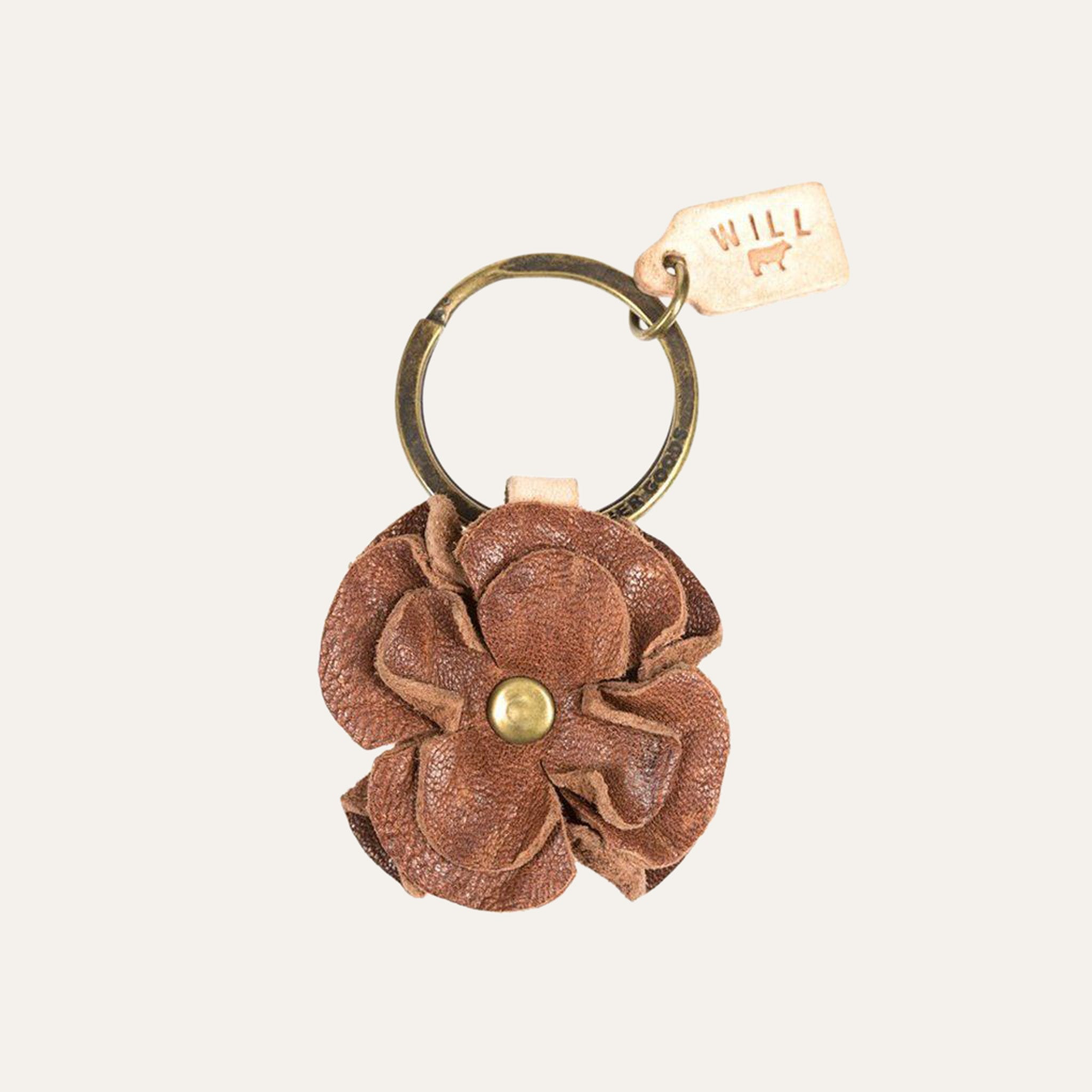 Will Leather Goods Flower Key Chain